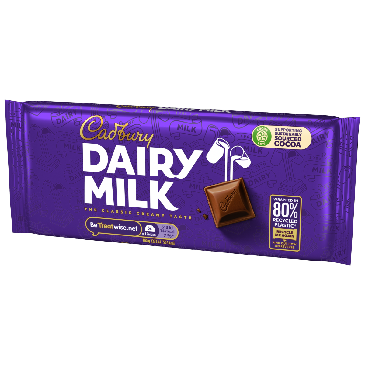 Cadbury Dairy Milk Classic Chocolate Bar 110g