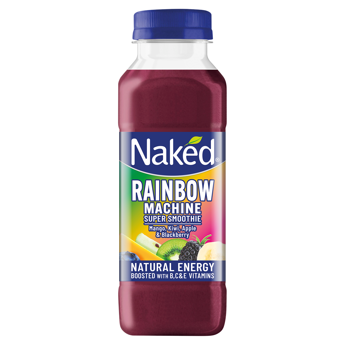 Naked Rainbow Machine Mango, Kiwi, Apple & Blackberry Super Smoothie 300ml