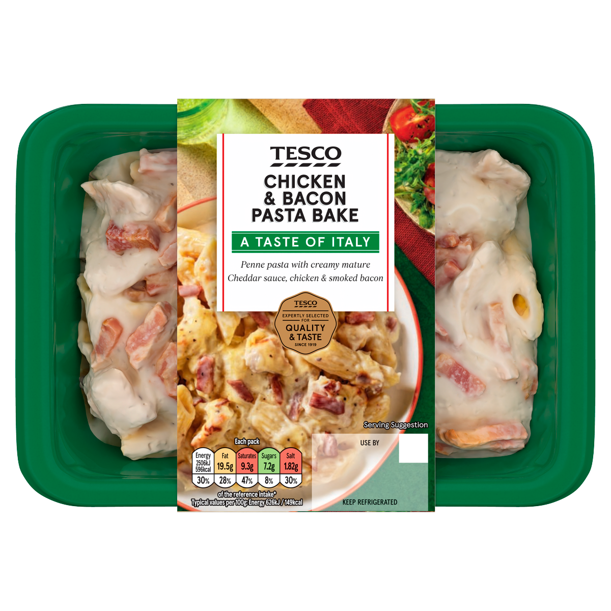 Tesco Chicken & Bacon Pasta Bake 400g