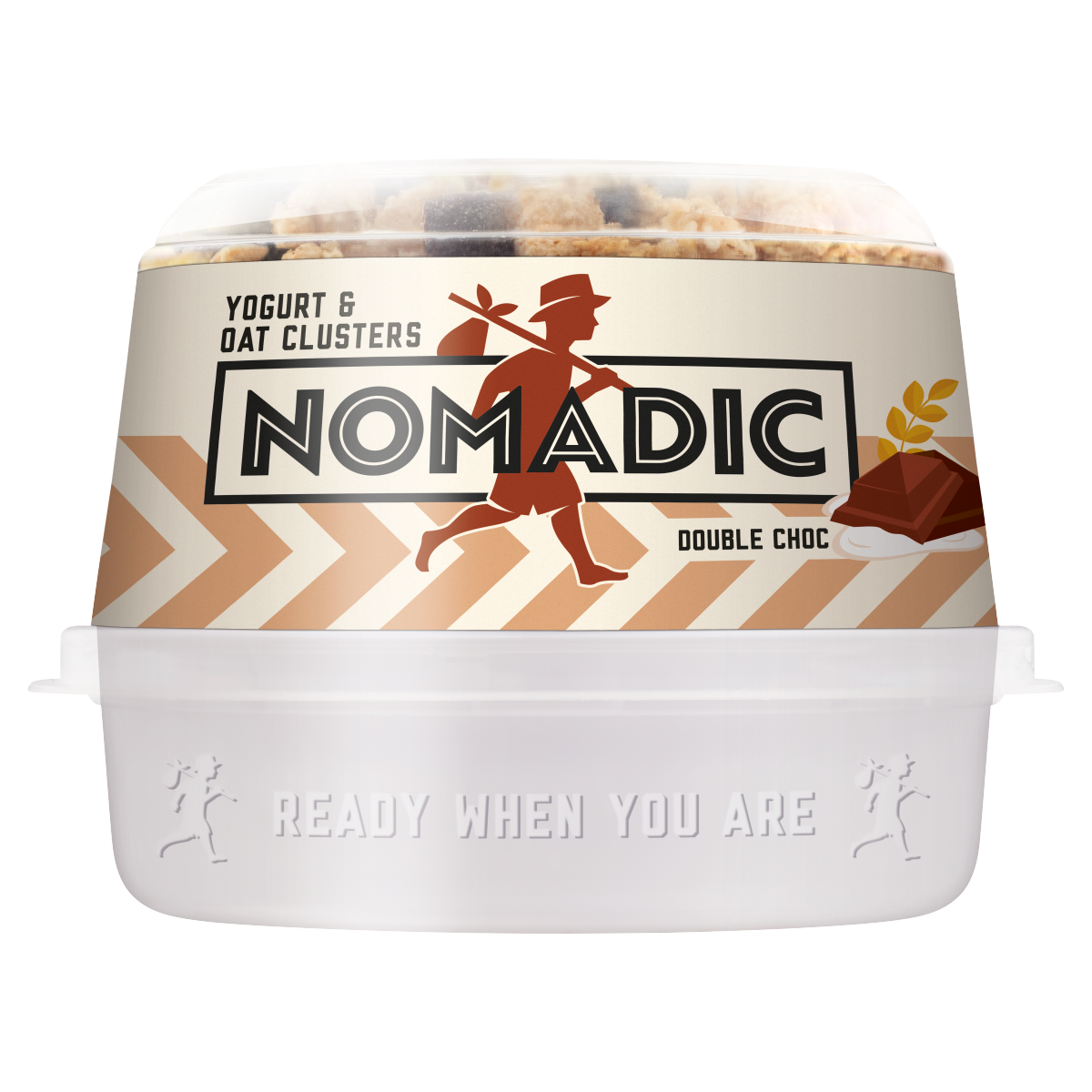 Nomadic Yogurt & Oat Clusters Double Choc 169g