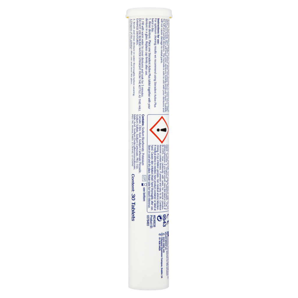 Steradent Active Plus 30 Tablets