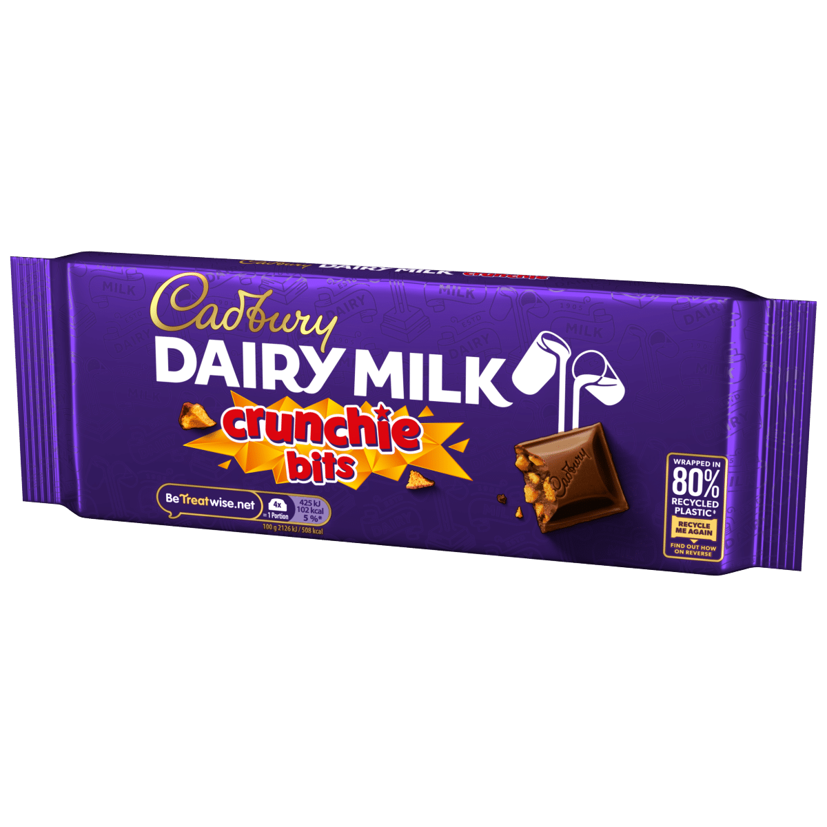 Cadbury Dairy Milk Crunchie Bits Chocolate Bar 180g