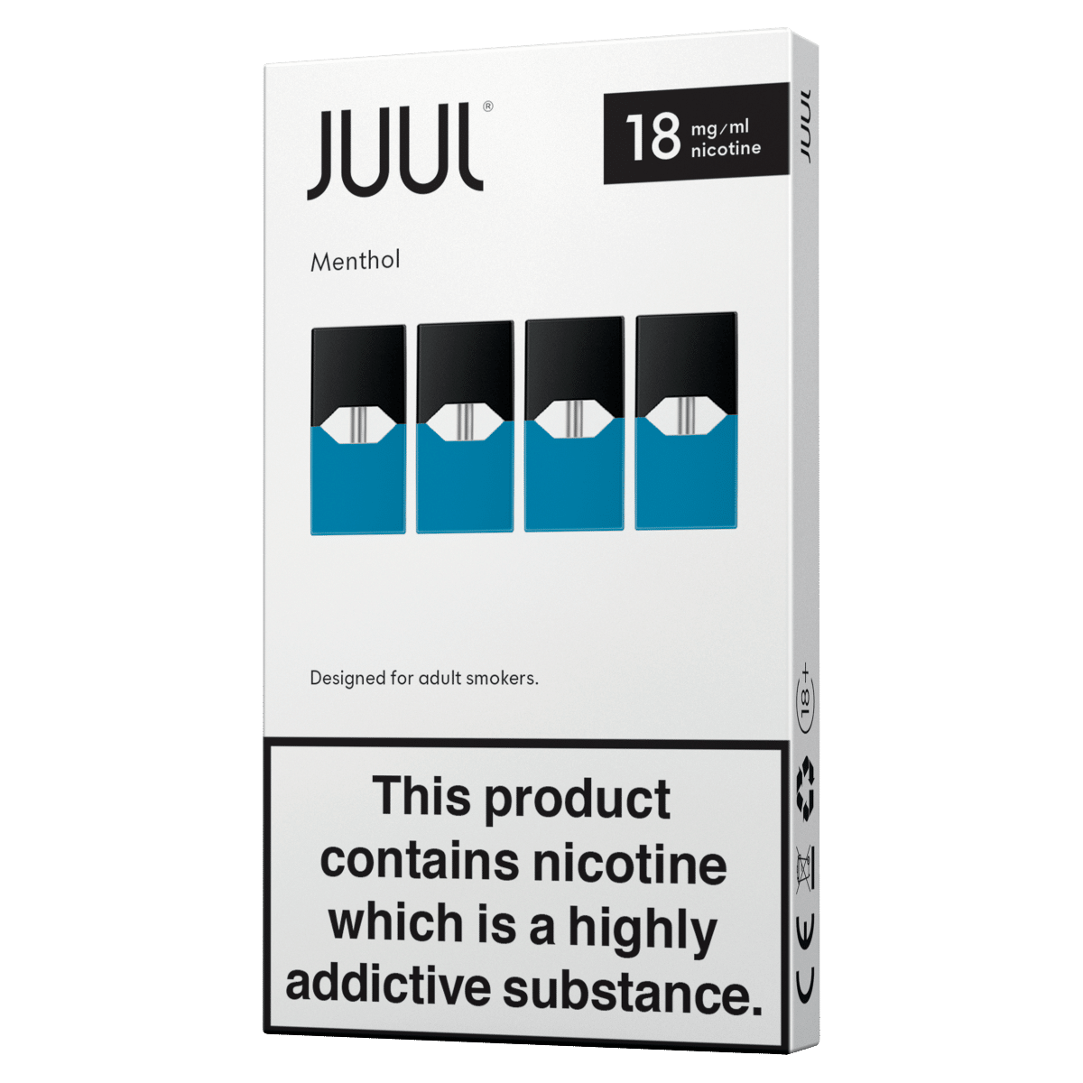 Menthol 18mg/ml JUULpods (Pack of 4)