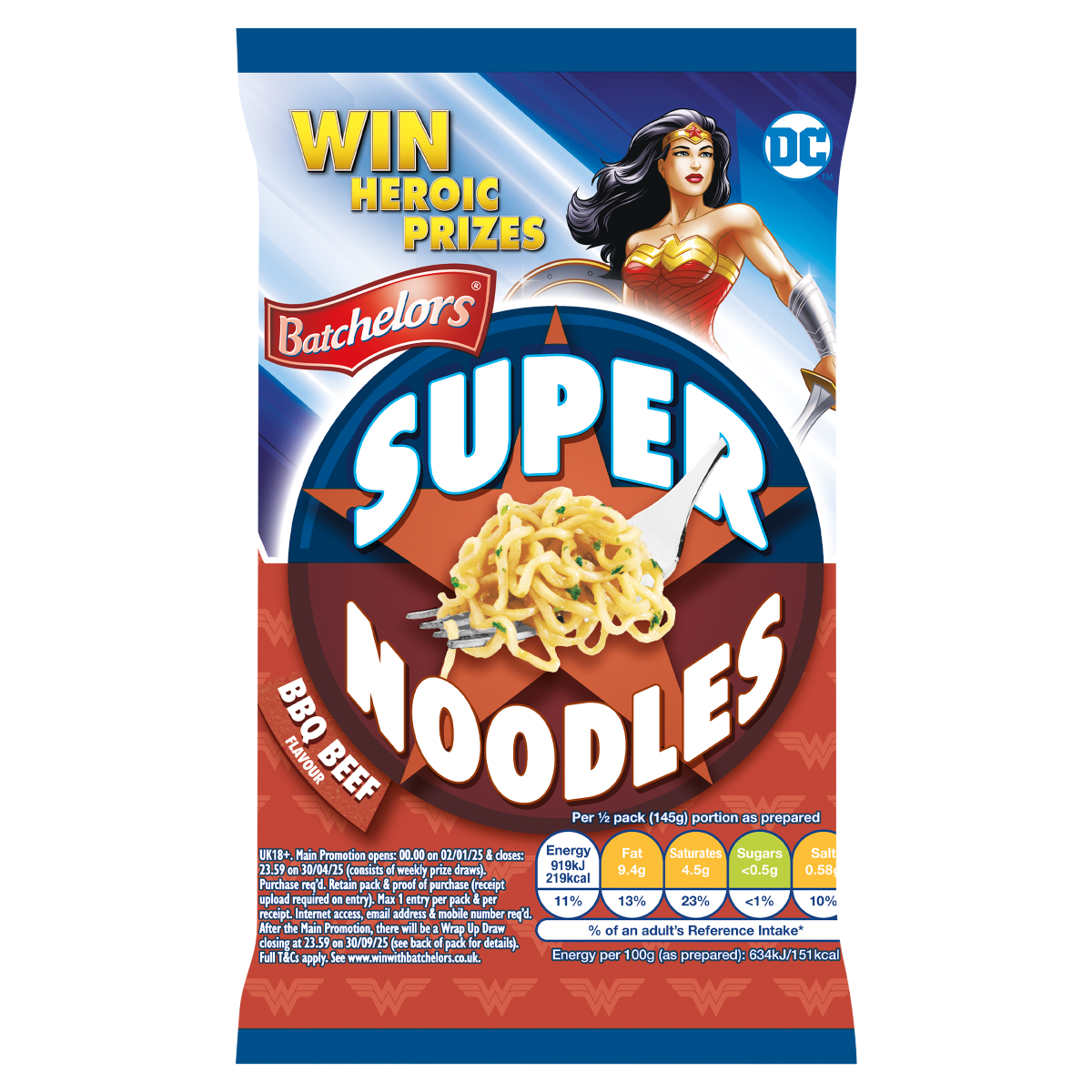 Batchelors BBQ Beef Flavour Super Noodles 90g