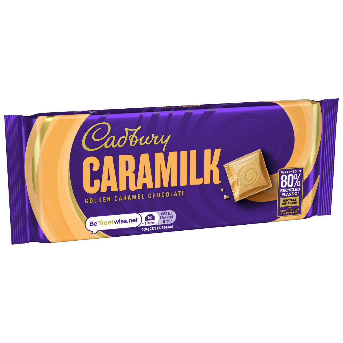 Cadbury Caramilk Golden Caramel Chocolate Bar 90g