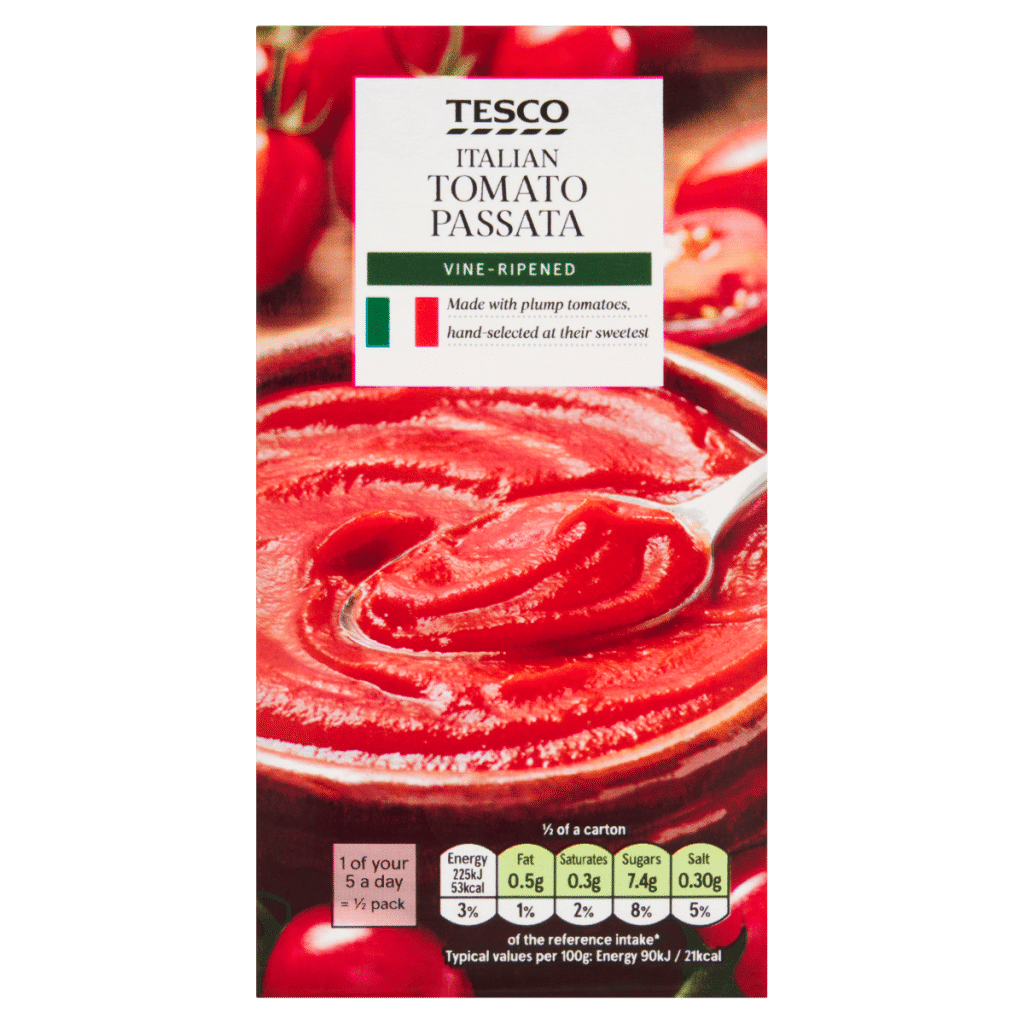 Tesco Italian Tomato Passata 500g