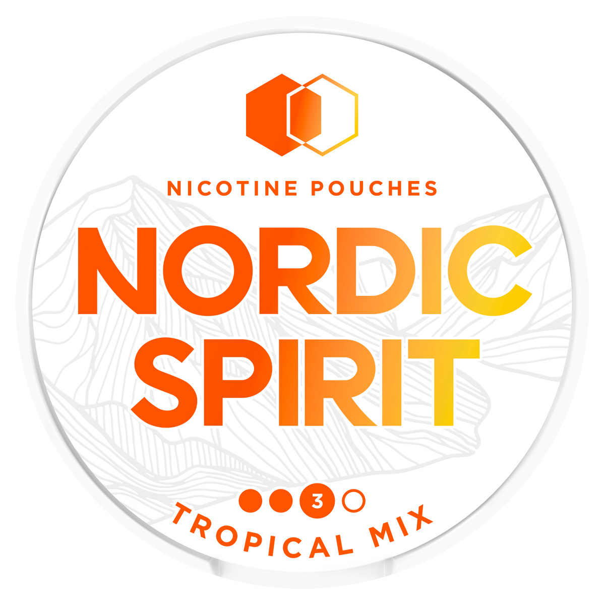 Nordic Spirit Tropical Mix Strong Can 9mg Nicotine Pouch