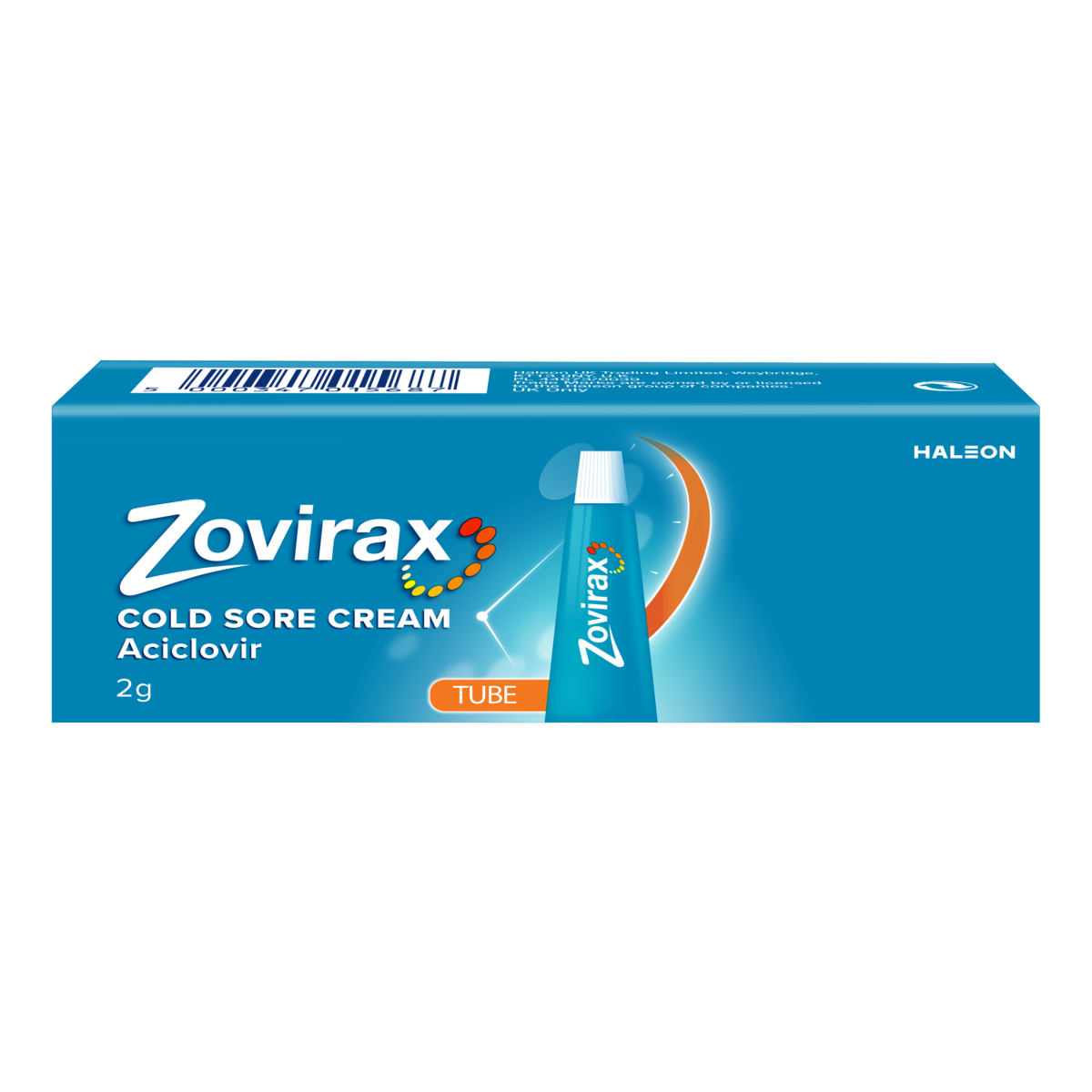 Zovirax Cold Sore Treatment Cream, Tube 2g