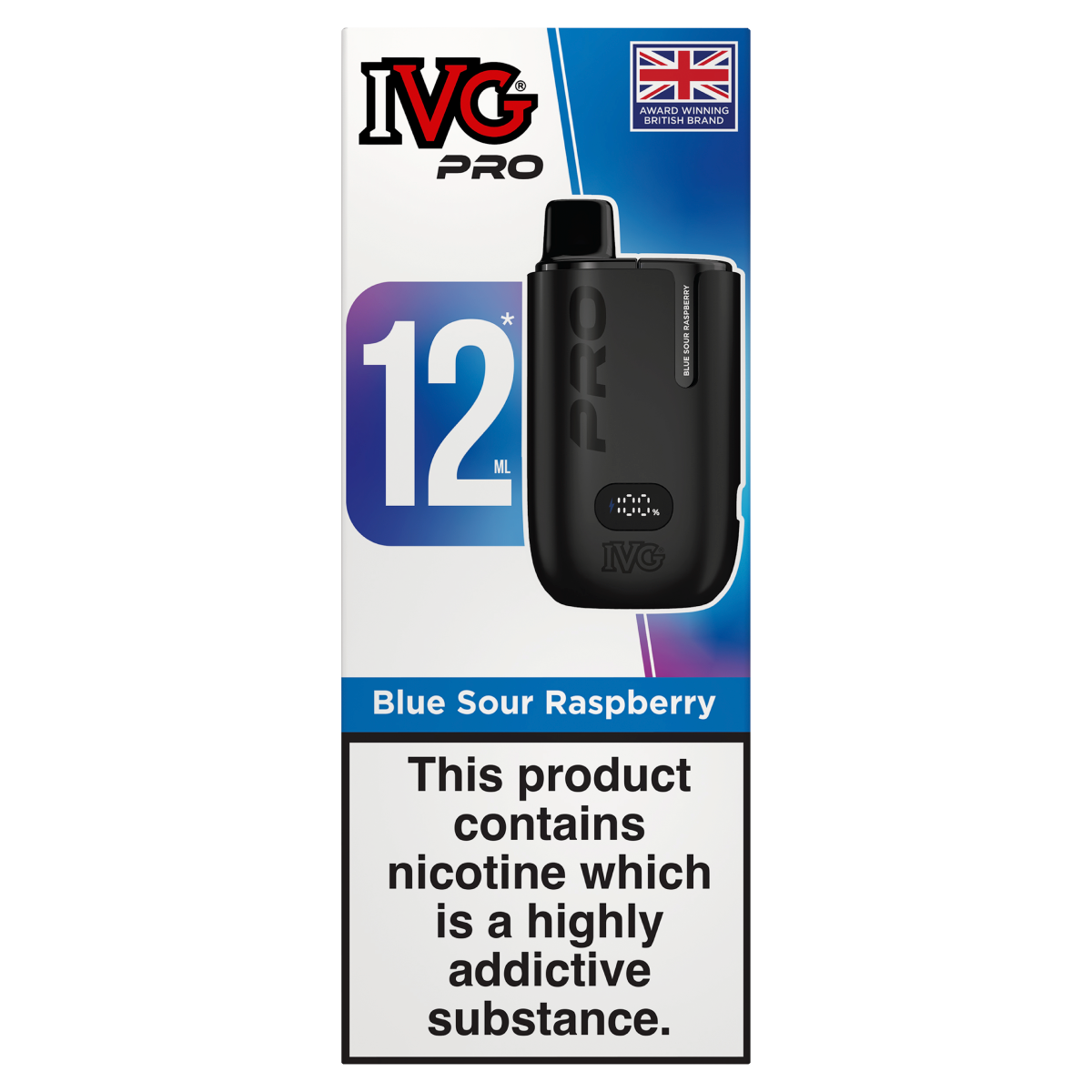 IVG Pro Blue Sour Raspberry 12ml