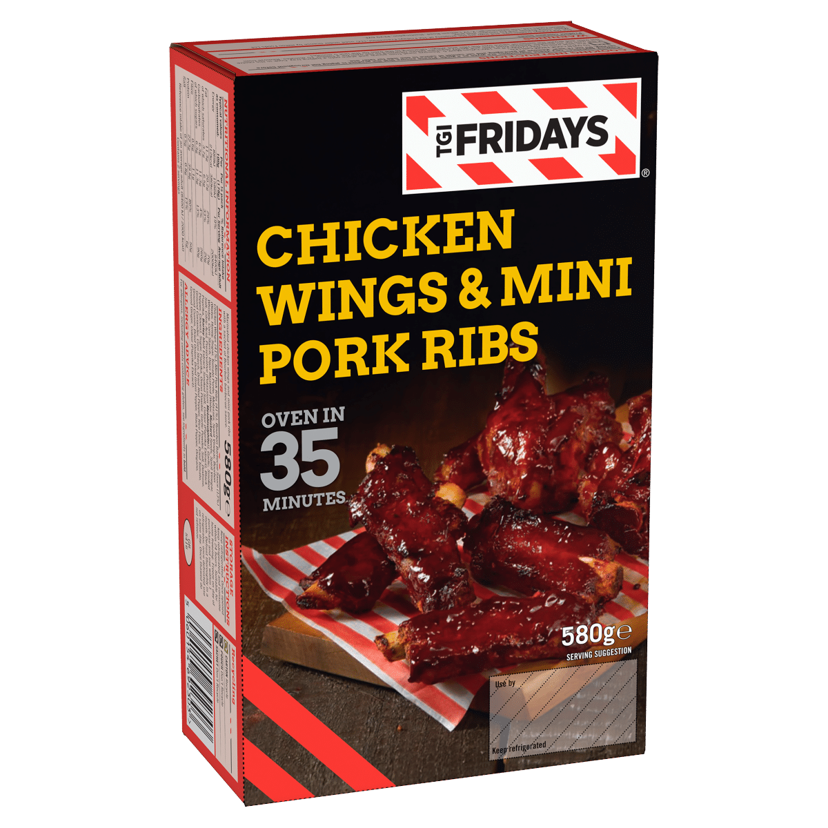 TGI Fridays Chicken Wings & Mini Pork Ribs 580g