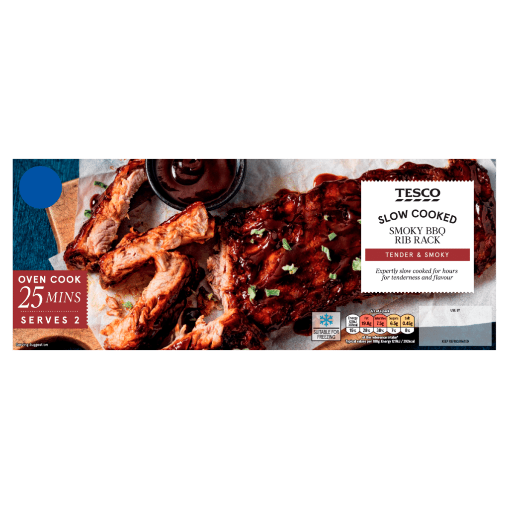 Tesco Smoky Bbq Rib Rack 460g
