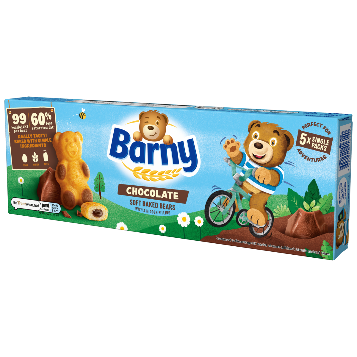 Barni Chocolate Filling Biscuits-sponge 125g
