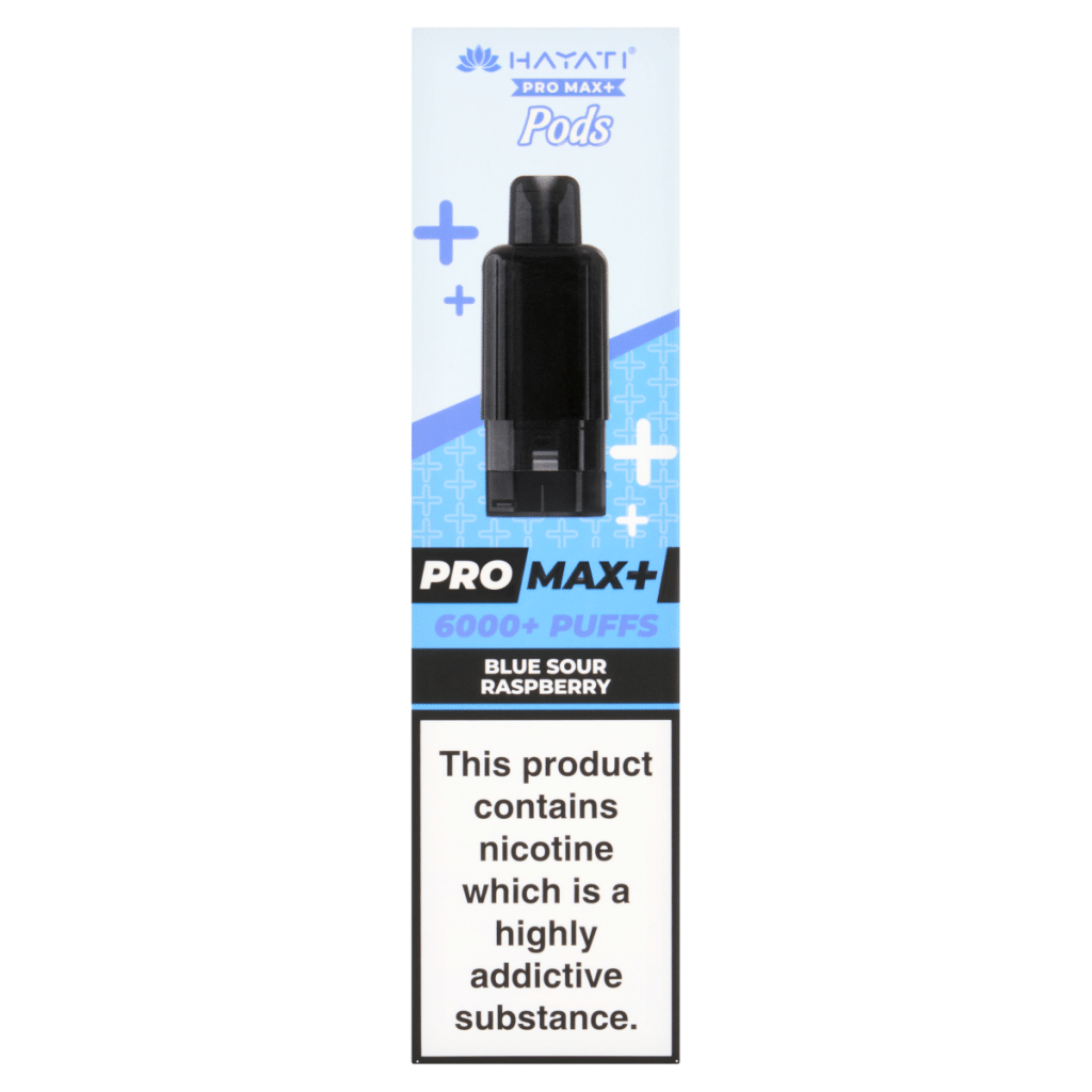 Hayati Pro Max+ Blue Sour Raspberry Pods 20mg