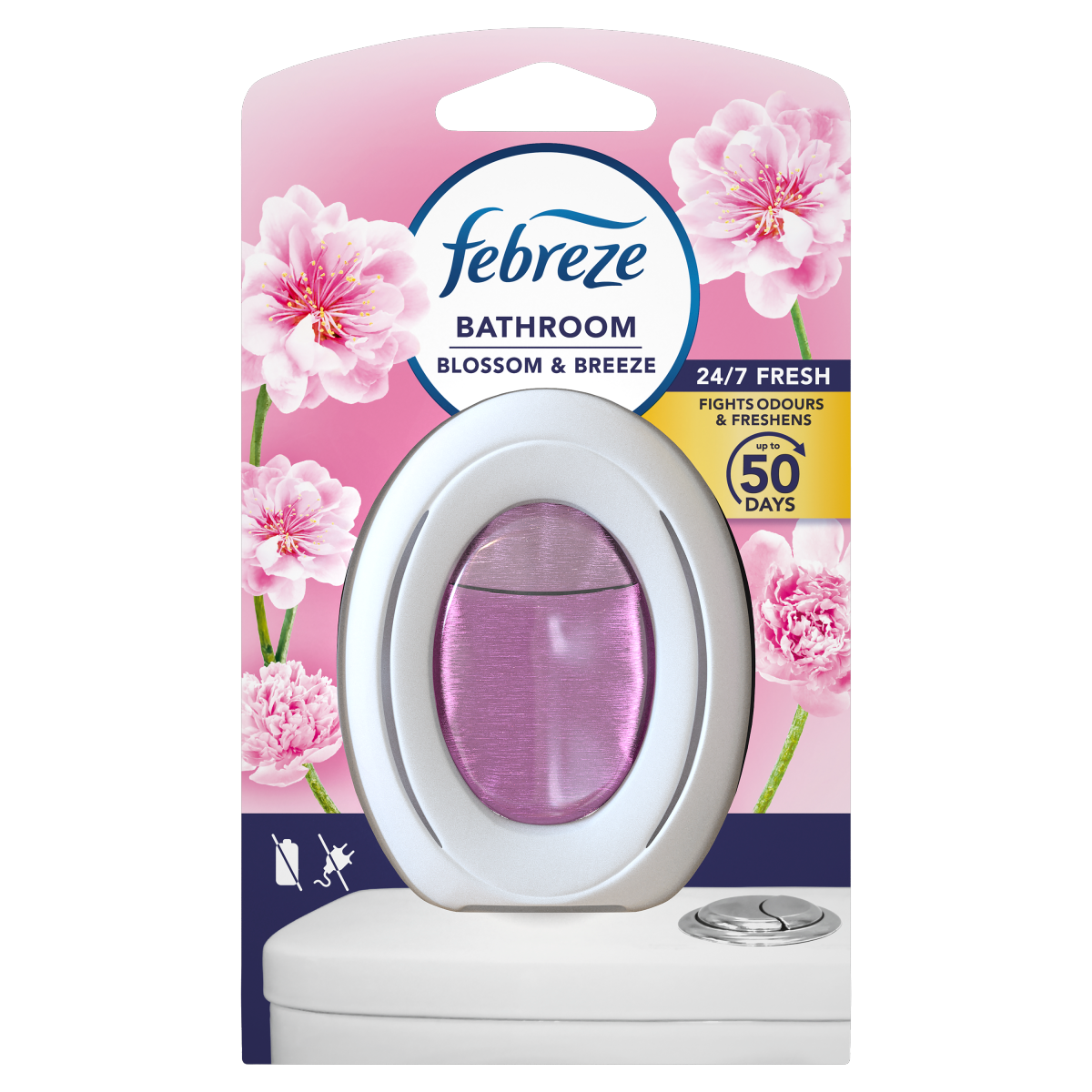 Febreze Bathroom, Continuous Air Freshener Blossom & Breeze 1 Count