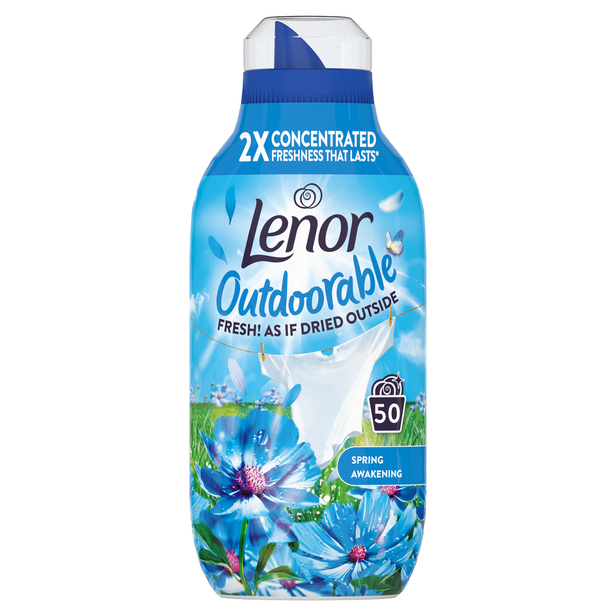 Lenor Outdoorable Fabric Conditioner 50 Washes, Spring Awakening