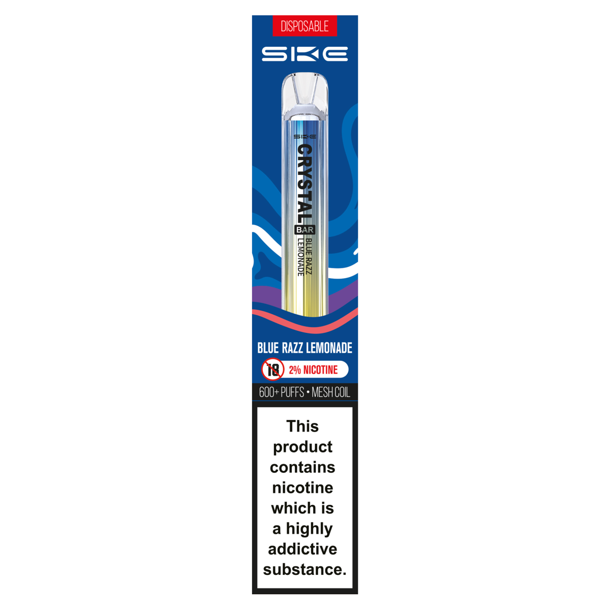 SKE Disposable Crystal Bar Blue Razz Lemonade