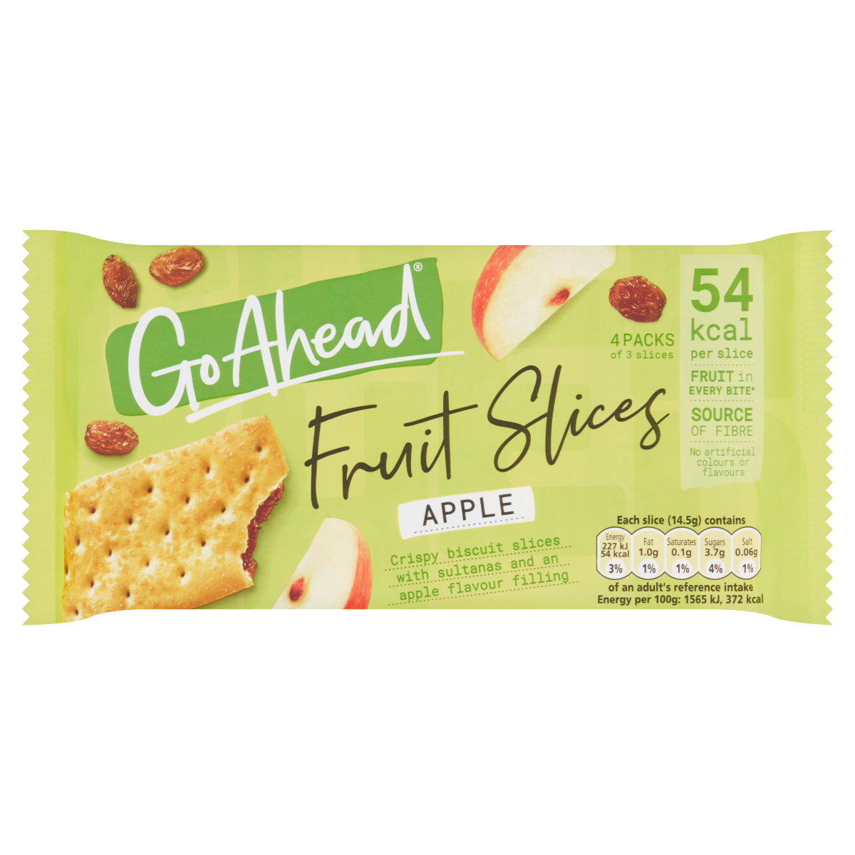 Go Ahead Apple Fruit Slices 174g