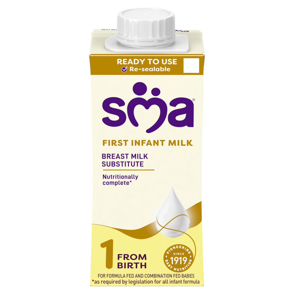 SMA First Infant Milk 1 from Birth 200ml