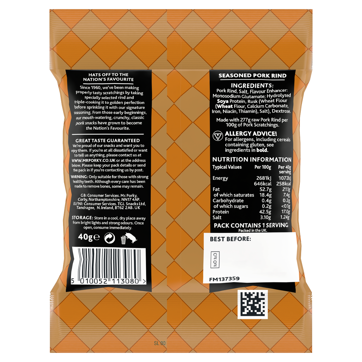 Mr. Porky Original Scratchings 40g