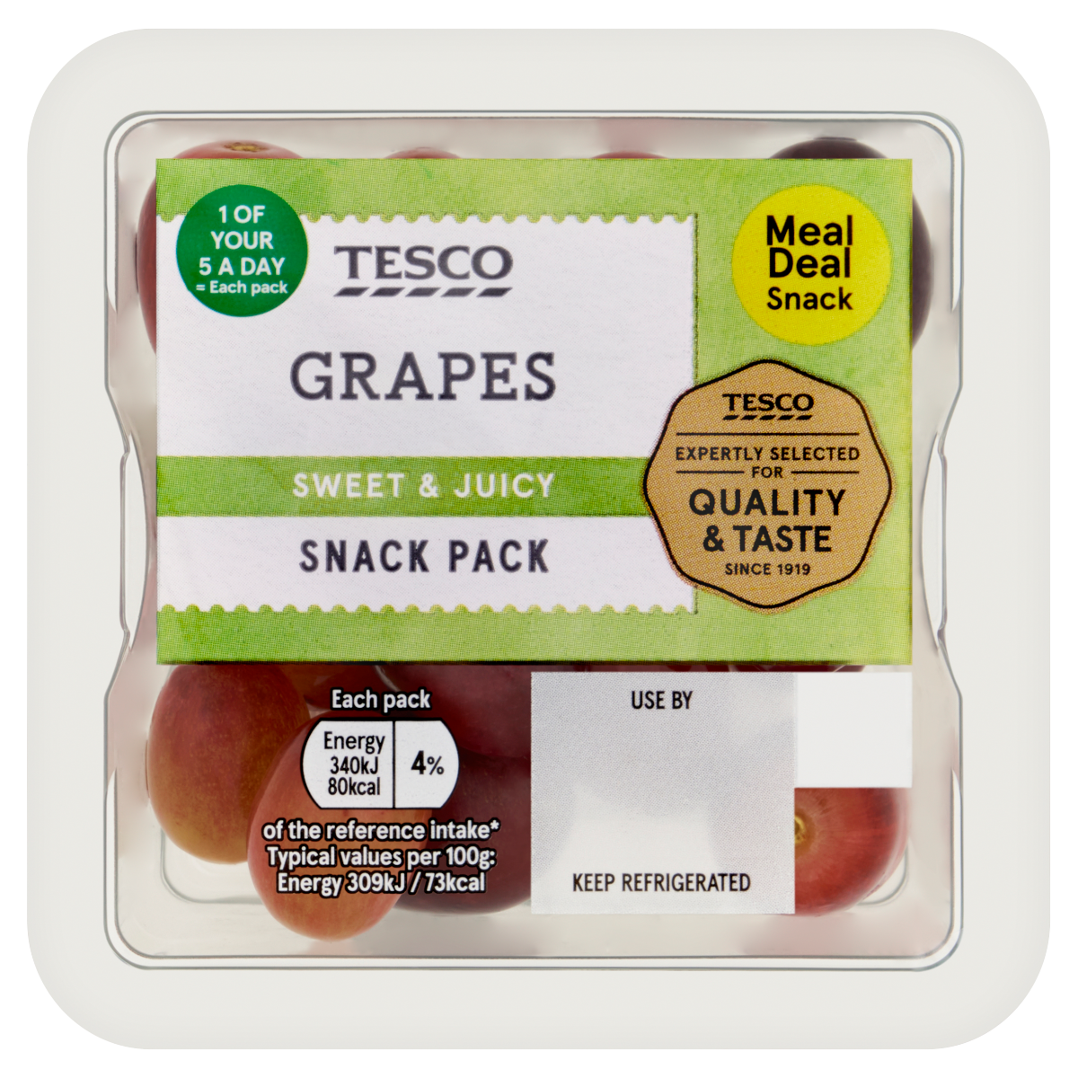 Tesco Grapes 110g