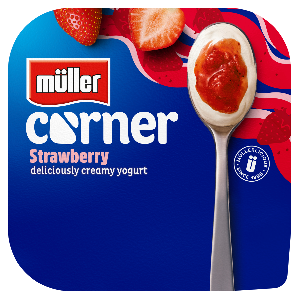Müller Corner Strawberry 136g
