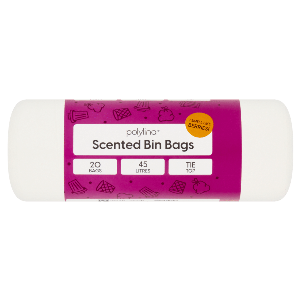 Polylina 20 Scented Bin Bags 45 Litres