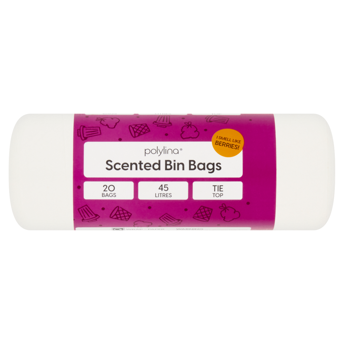 Polylina 20 Scented Bin Bags 45 Litres