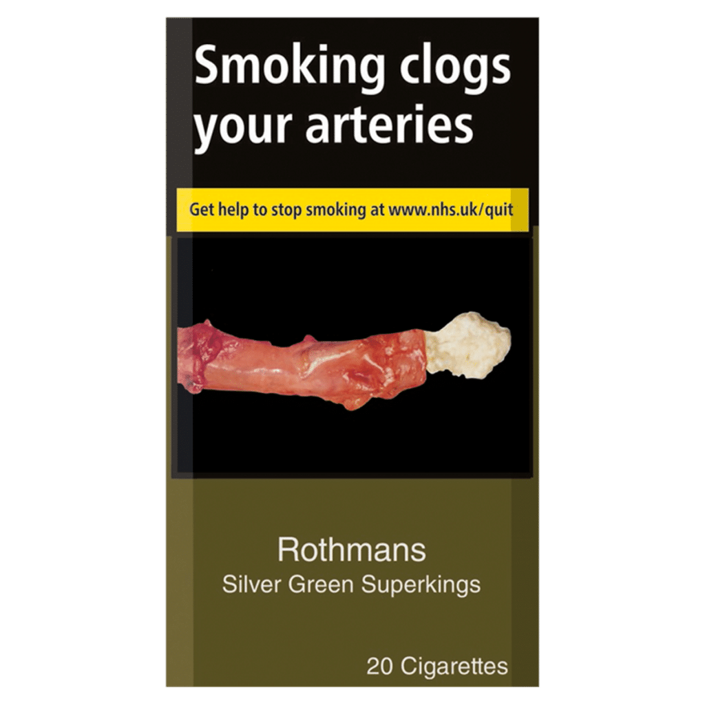Rothmans Silver Green Superkings 20 Cigarettes
