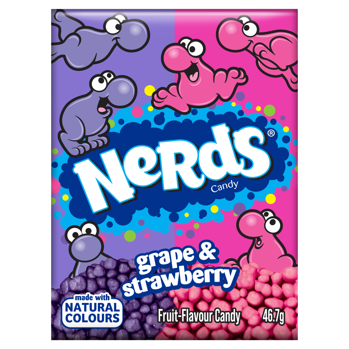 Nerds Grape & Strawberry Fruit-Flavour Candy 46.7g