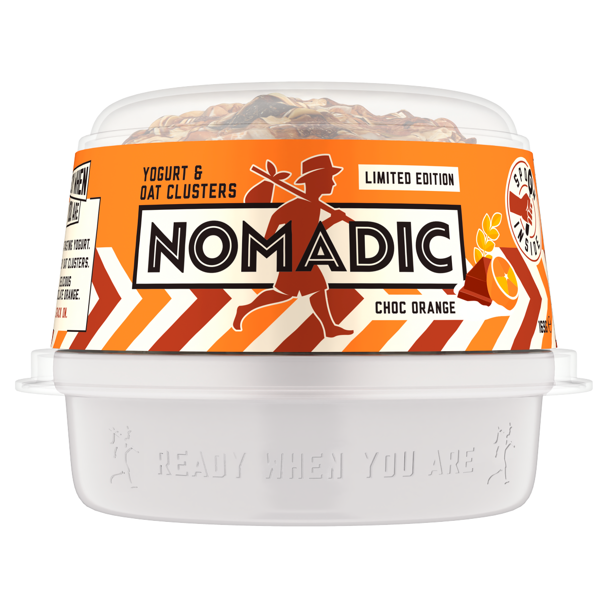 Nomadic Limited Edition Choc Orange Yoghurt & Oat Clusters 169g