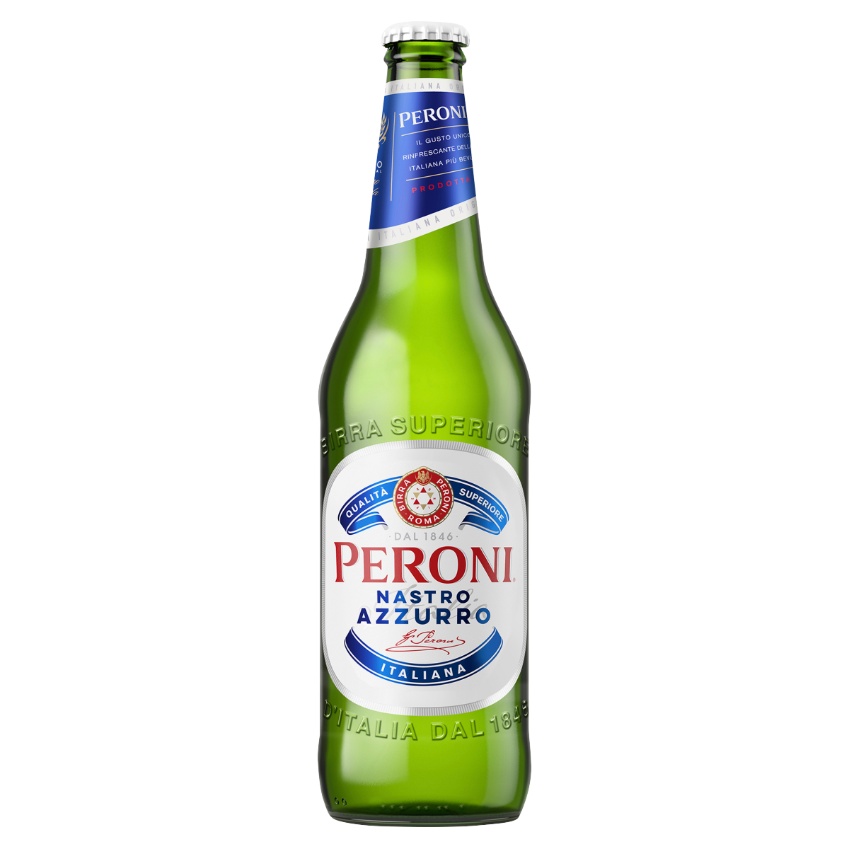 Peroni Nastro Azzurro Lager Beer Bottle 500ml