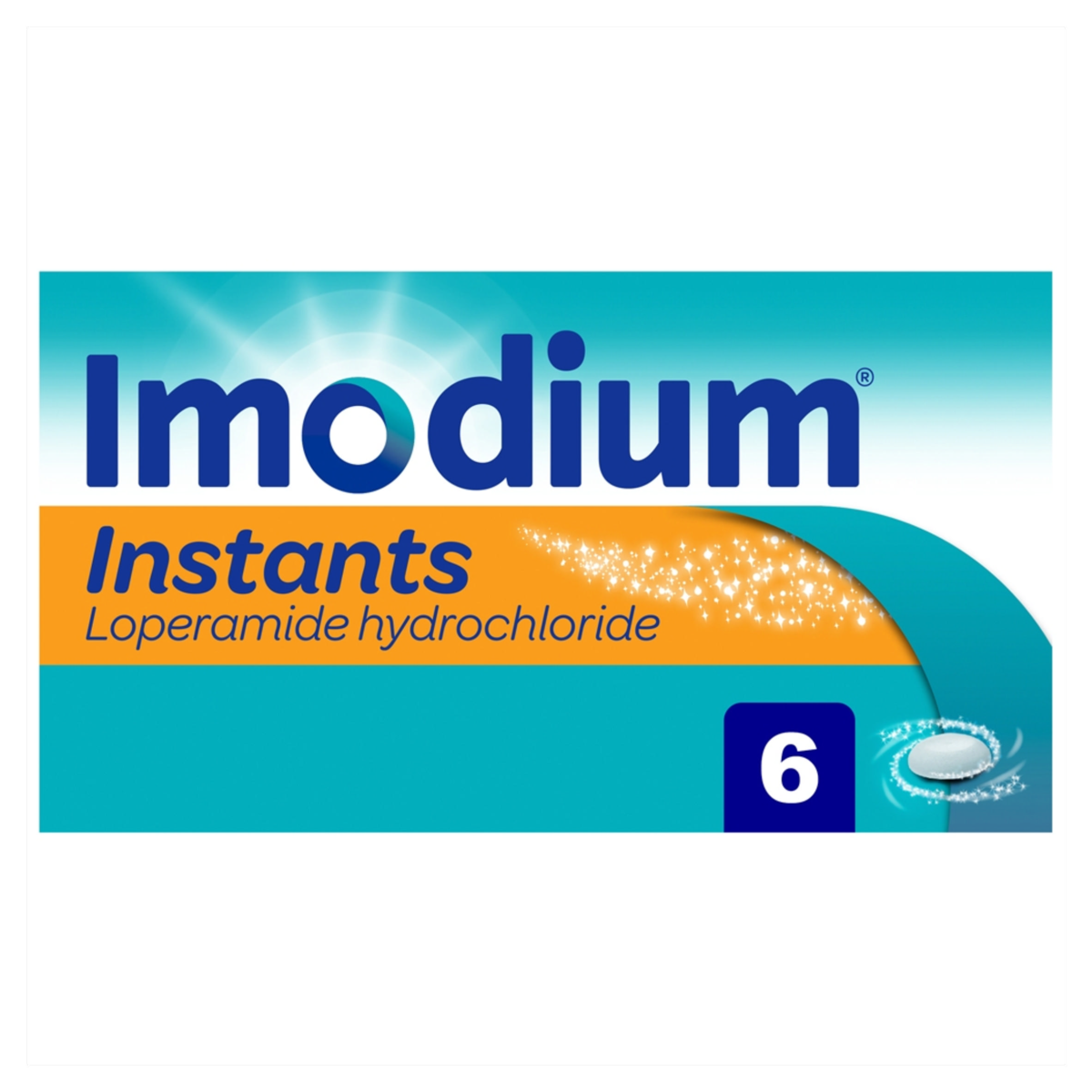 Imodium Instants For On-The-Go Diarrhoea Relief 6 Tablets