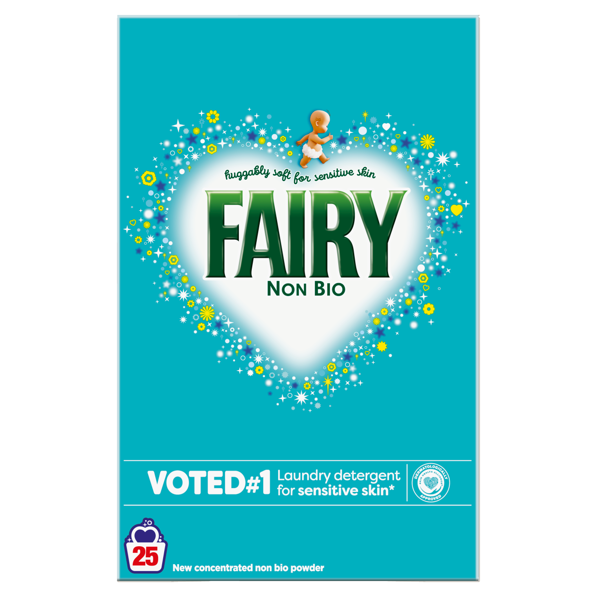 Fairy Non Bio  Washing Powder 1.25KG, 25 Washes
