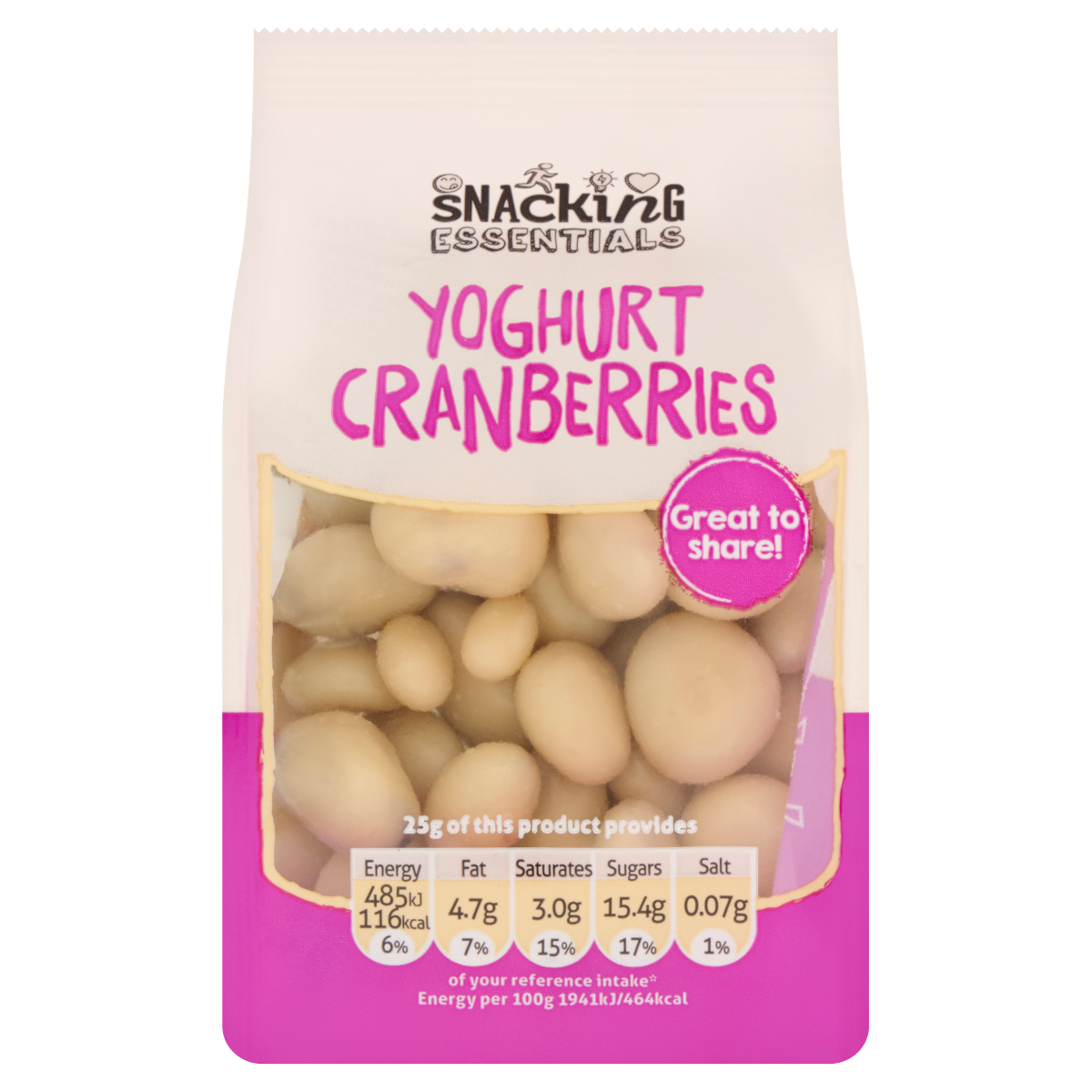 Snacking Essentials Yoghurt Cranberries 100g