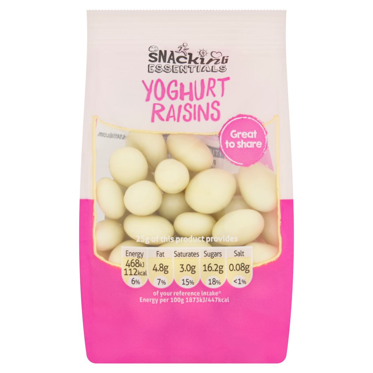 Snacking Essentials Yoghurt Raisins 100g