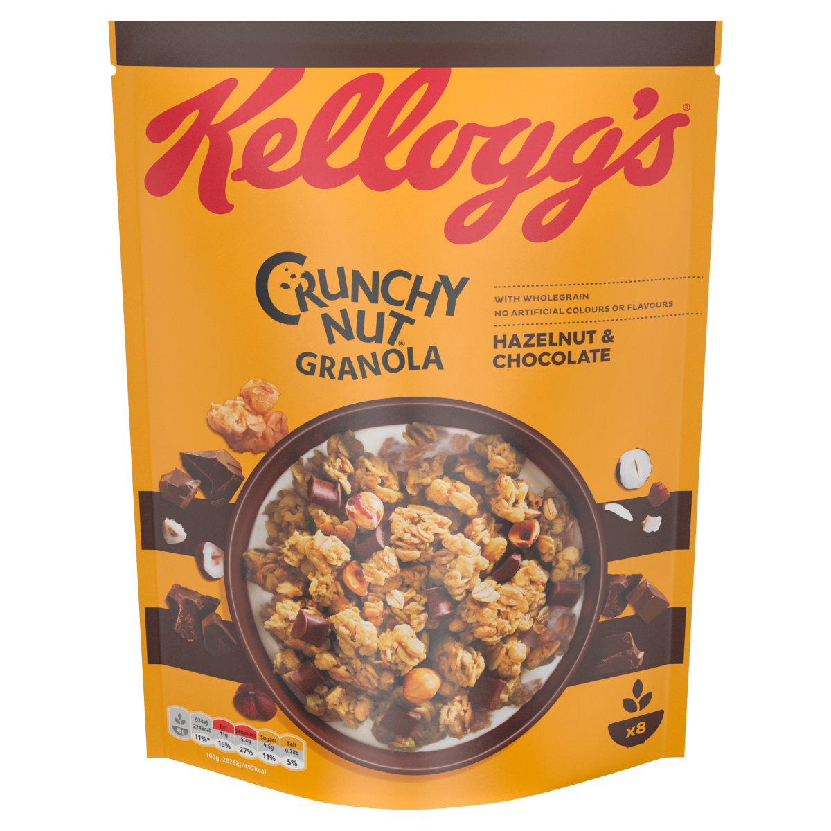 Kellogg’s Crunchy Nut Hazelnut & Chocolate Granola 380g