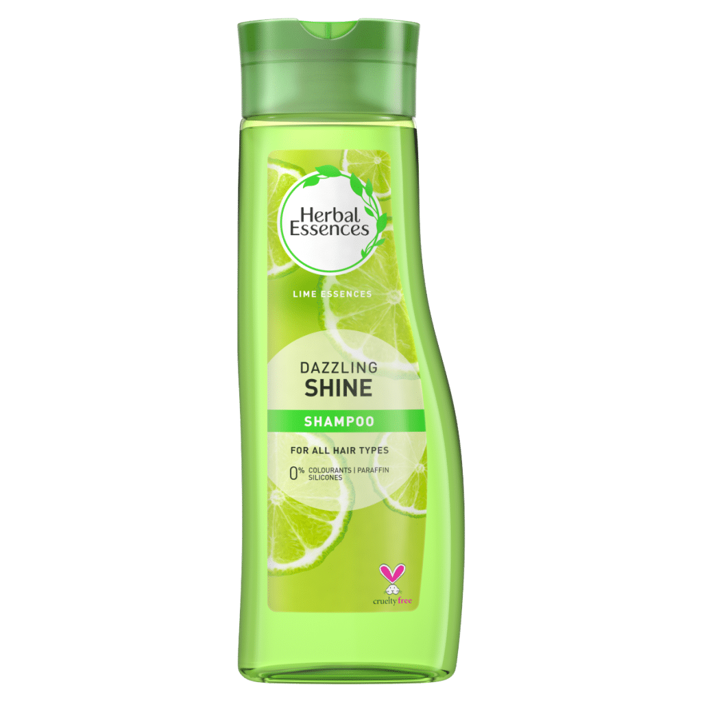 Herbal Essences Dazzling Shine Shampoo | Lime Scent | Hair Gloss For Shine | Cruelty Free | 400ml