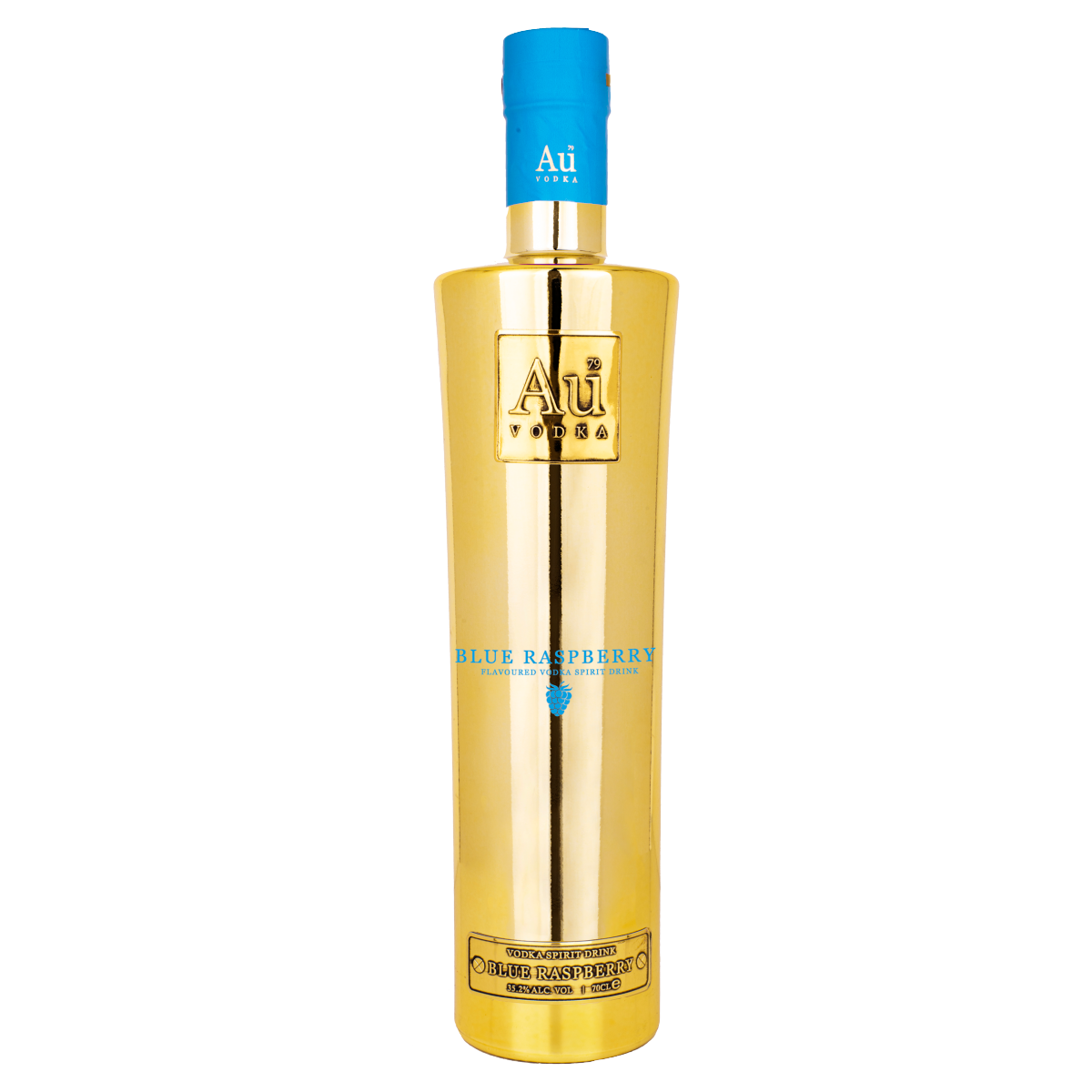Au Vodka Blue Raspberry Flavoured Vodka Spirit Drink 70cl
