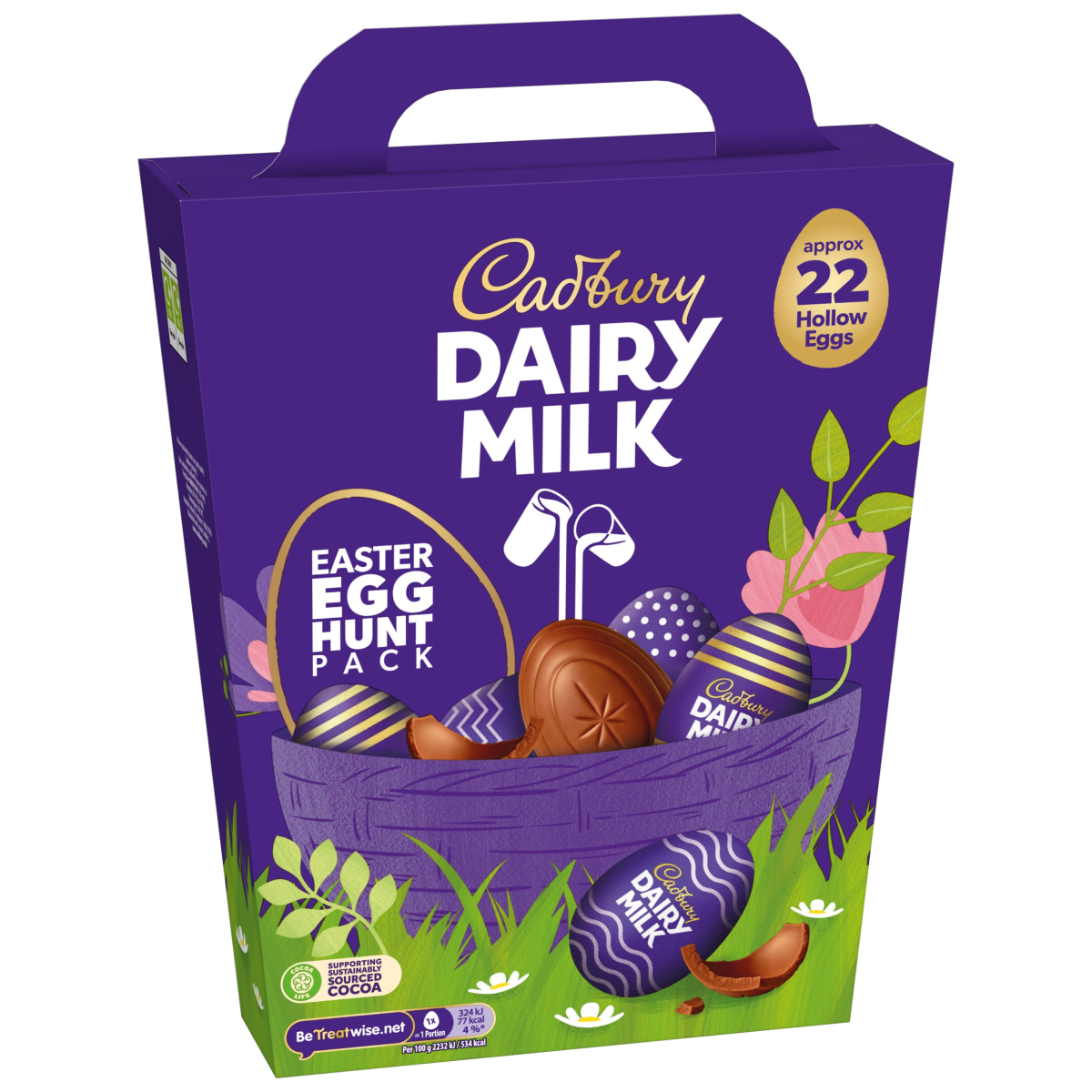 Cadbury Dairy Milk Chocolate Easter Egg Hunt Pack 317g