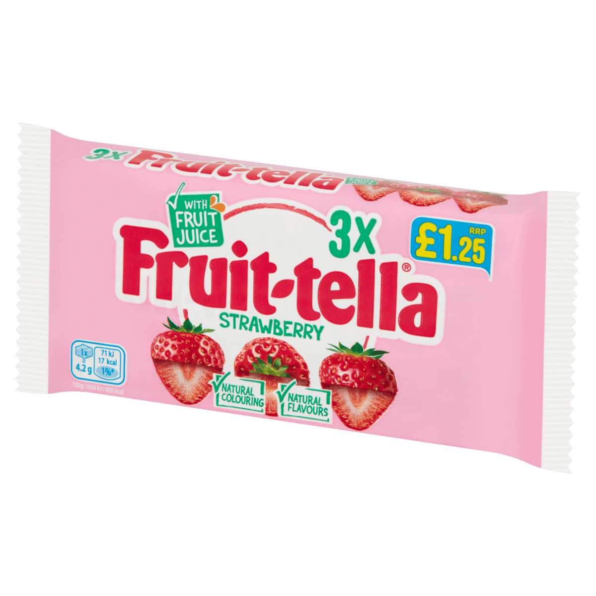 Fruit-tella Strawberry 3 x 41g