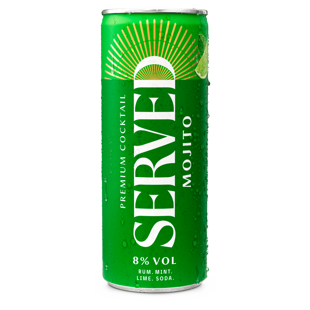 Served Mojito Premium Cocktail 250ml