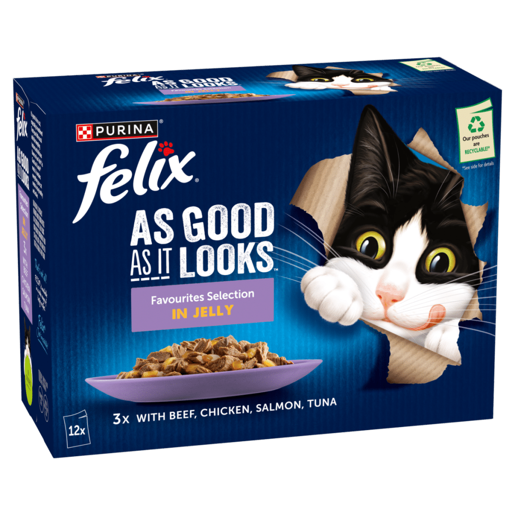 FELIX As Good As it Looks Favourites Selection Wet Cat Food 12x85g