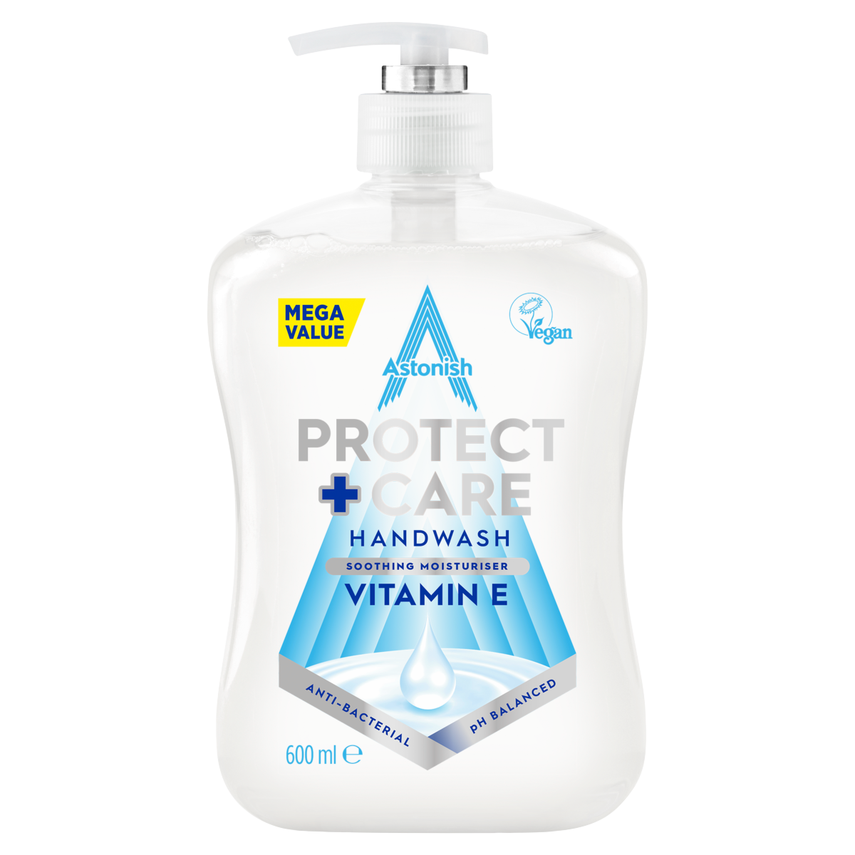 Astonish Protect + Care Anti-Bacterial Handwash Vitamin E 600ml