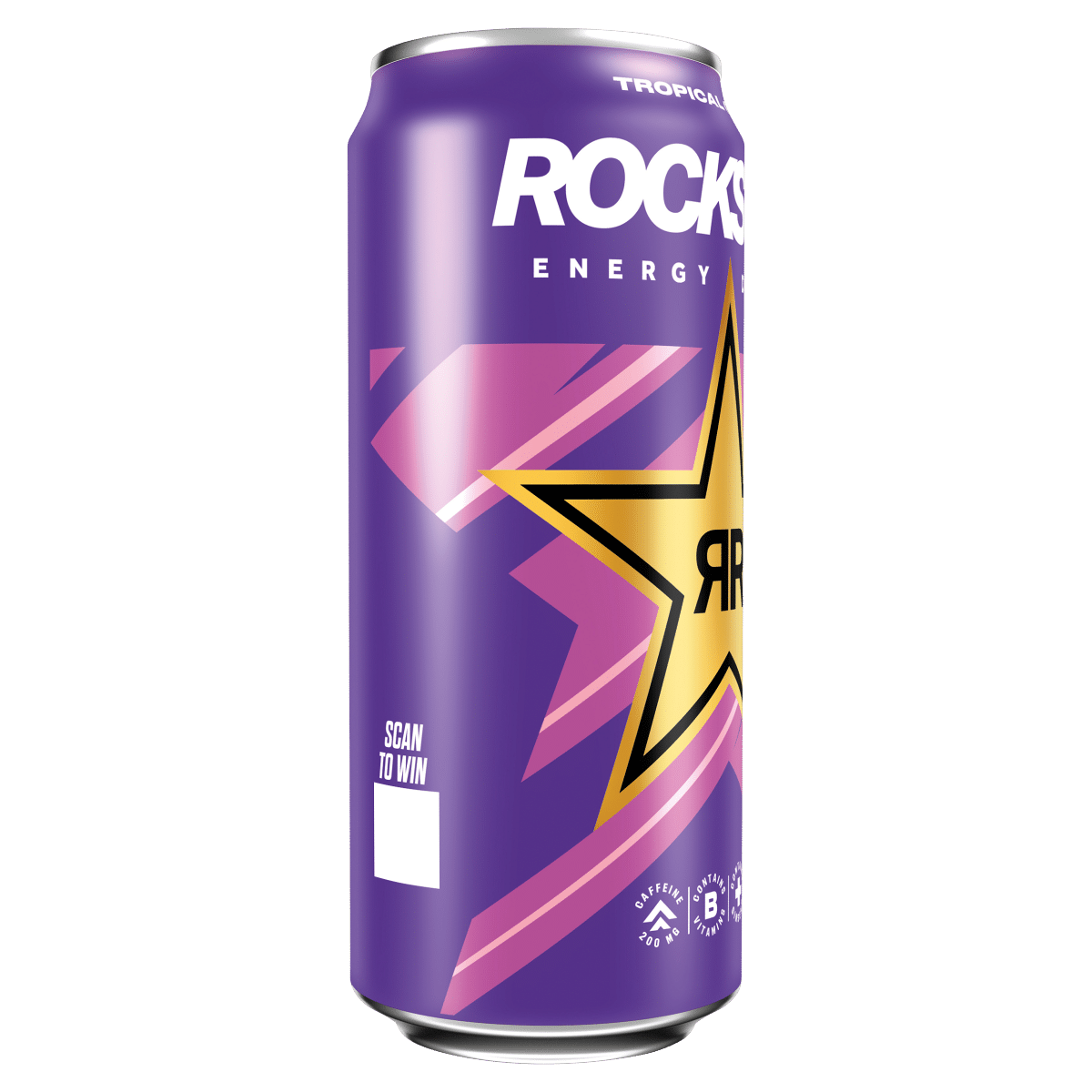 Rockstar Energy Drink Tropical Guava 500ml One Stop
