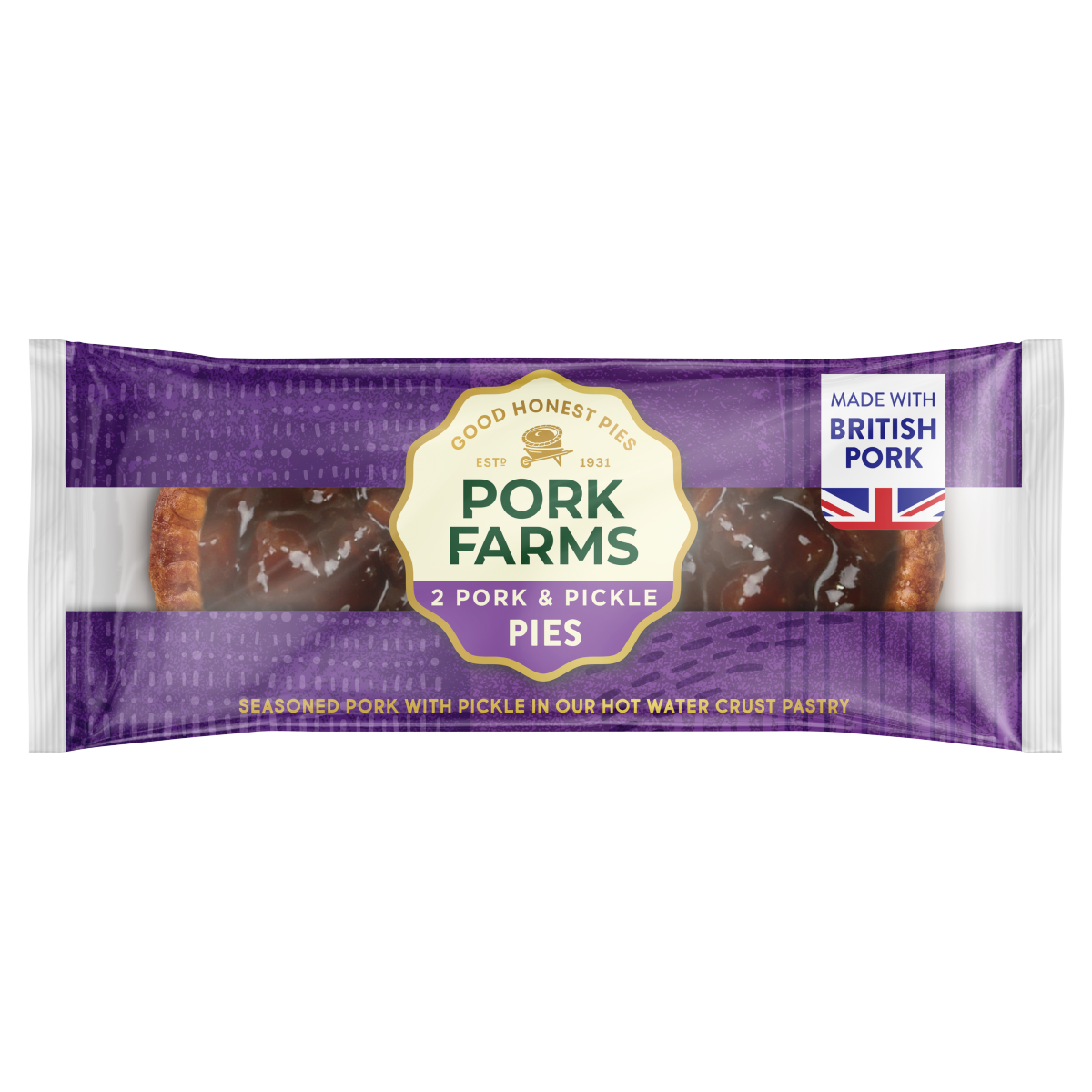 Pork Farms 2 Pork & Pickle Pies 130g