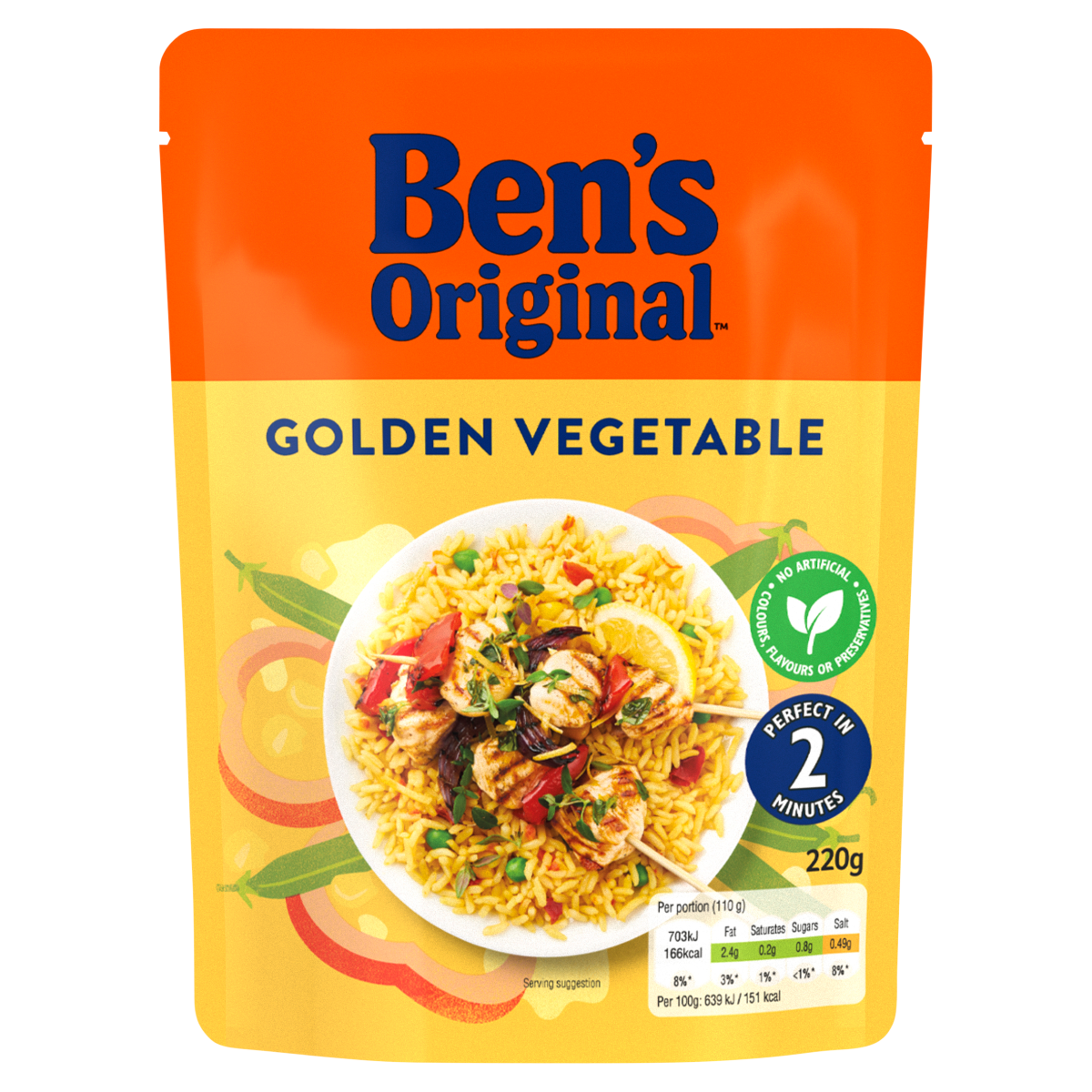 Ben’s Original Golden Vegetable Microwave Rice 220g