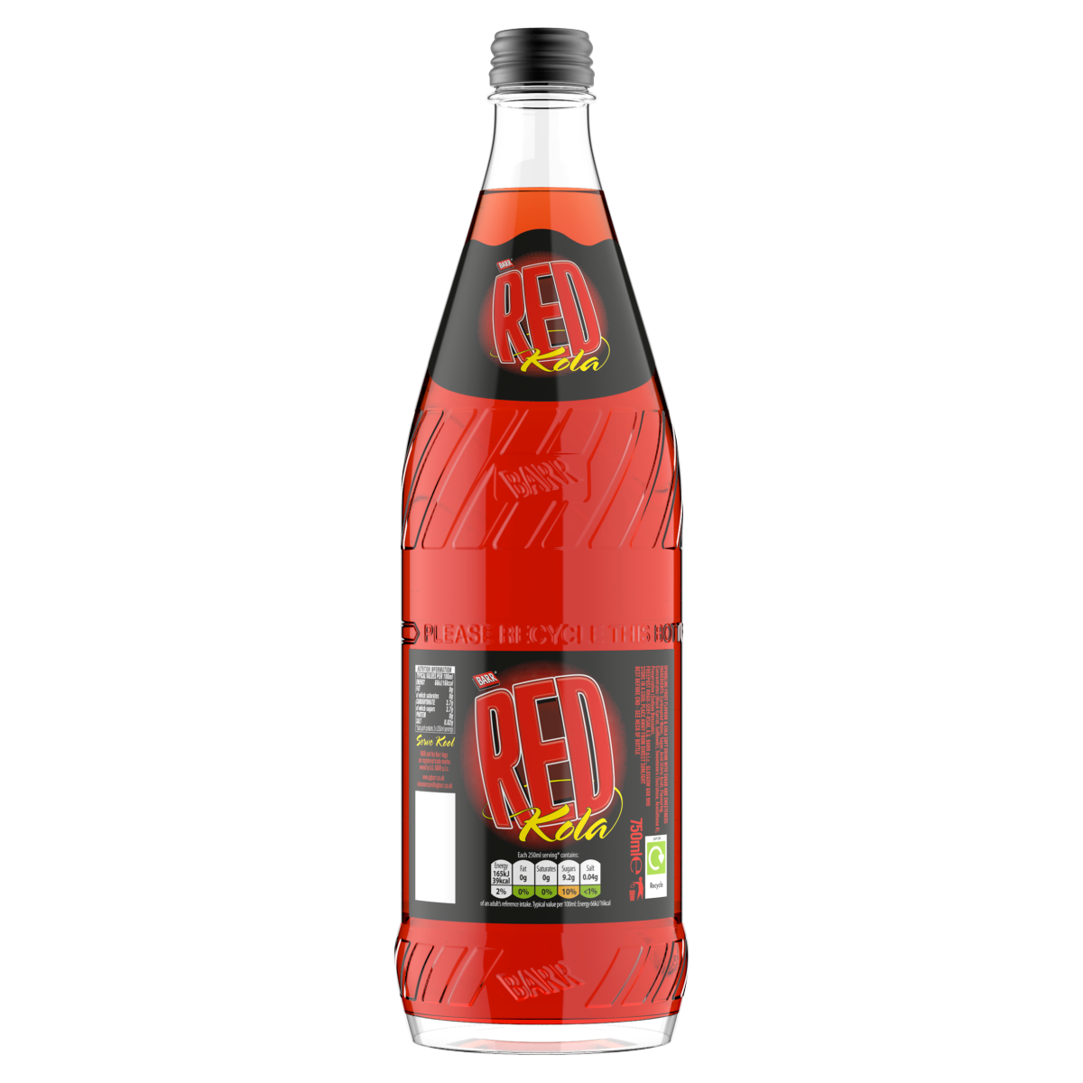 Barr Red Kola 750ml Glass Bottle