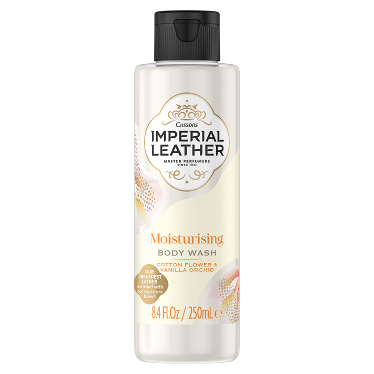 IMPERIAL LEATHER Moisturising Body Wash Cotton Flower & Vanilla Orchid 250ml