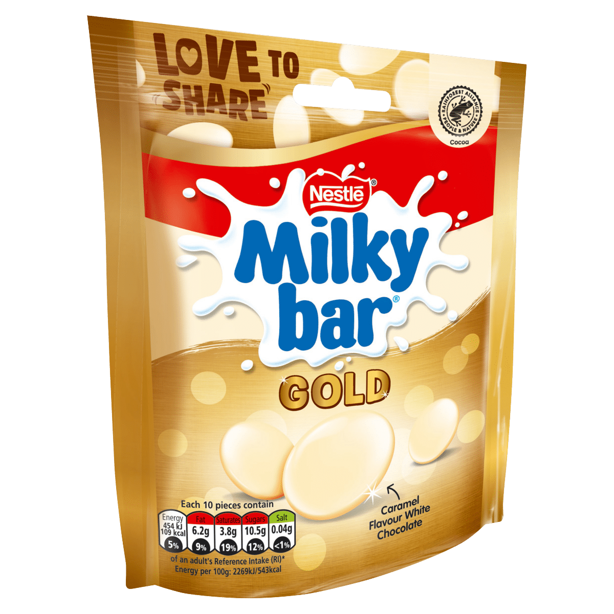 Milkybar Gold Caramel Flavour White Chocolate 86g