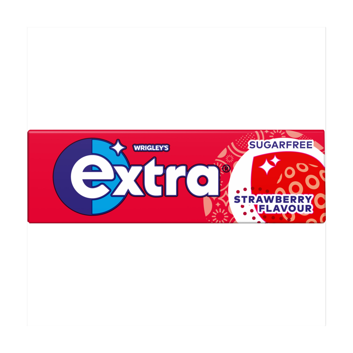 Extra Strawberry Flavour Sugarfree Chewing Gum 10 Pieces